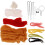 4Ensembles Kits DIY Feutrage Aiguille Laine Colorée Accessoires 1