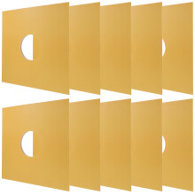 30Pcs Yellow Kraft Vinyl Record Jackets for Record Protection