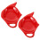 6Pcs Ceramic Tea Bag Holder Red Decorative Tea Storage Organizer 1