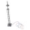 3St Mini LED Seinlamp Model Grijs Metaal ABS Treinmodel Decor 1