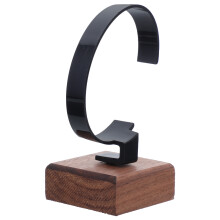 3Pcs Stylish Wood Plastic Wrist Watch Storage Display Stand Holder