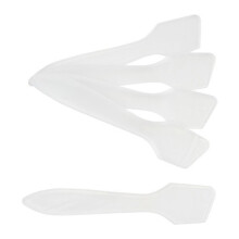 300Pcs Cosmetic Makeup Spatula Transparent Plastic for Face Mask Use