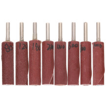 5Ensembles Têtes Cylindriques Abrasives Pour Détail Fin
