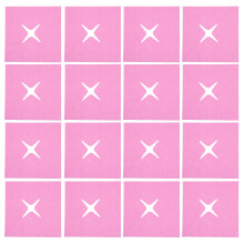 400Pcs Safe Disposable Face Cushion Covers Pink Non-Woven Material