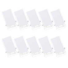30Pièces Clips Badges Autocollants Transparents En Plastique