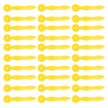 100Pcs Durable Yellow Wedges Plastic Teeth Treatment Tools