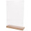 4Pcs Acrylic Price Tag Display Stand Stable Base Table Menu Holder 1
