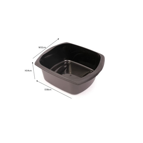 Addis Addis Rectangular Washing Up Bowl White 95 Litre