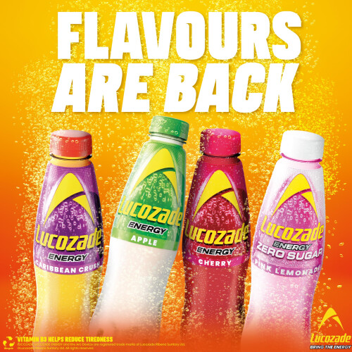Lucozade Lucozade Energy Zero Tropical 4x380ml 2