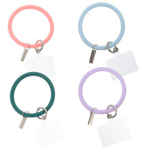 16Pcs Anti-Lost Phone Lanyard Rings Silicone Metal Phone Hanging Ropes