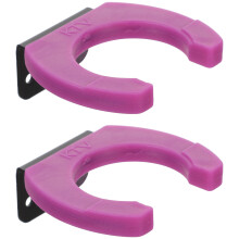 8Pcs Wall-Mount Mic Holder Purple Rubber Anti-Slip Mic Holder for Home