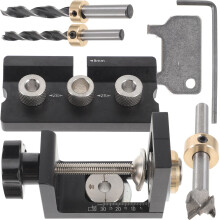 1Set Precisie Boorgeleider Met Metalen Bus Houtbewerking Jig
