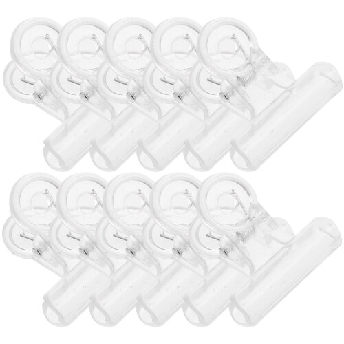 90Pcs Reusable Plastic Nail Extension Clips Transparent Manicure Tool