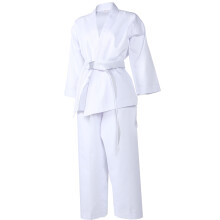 2Sets Unisex Karate Outfit, Duurzaam Wit Trainingsuniform