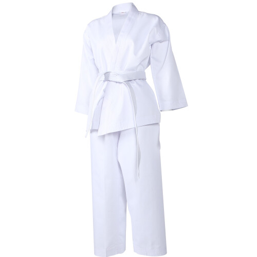 2Sets Unisex Karate Outfit, Duurzaam Wit Trainingsuniform