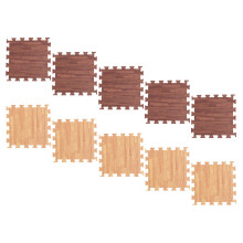 20Stk Holzfliesen Matte Weiche Eva Bodenschutz Puzzlematten