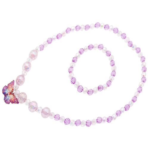 4Sets Kinder Schmuck Bunt Kunststoff Halskette Armband Set