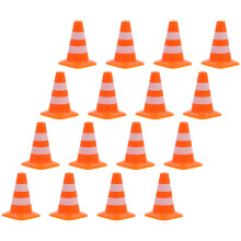 64Pièces Mini Cônes De Barricade Jouets D’apprentissage Colorés En PP