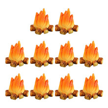60Stk Halloween Miniaturen Resin Lagerfeuer Modell