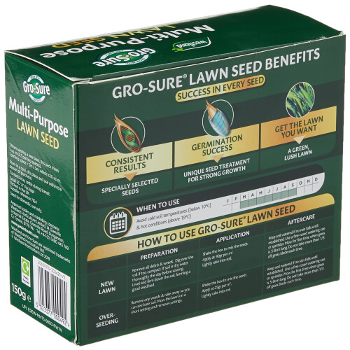 Gro-sure 20500170 Westland Gro-Sure Multi Purpose Lawn Seed 1