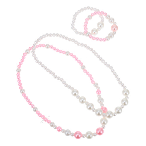 5Ensembles Bijoux Enfant ABS Perles Simulées Multicouleur Décoratifs