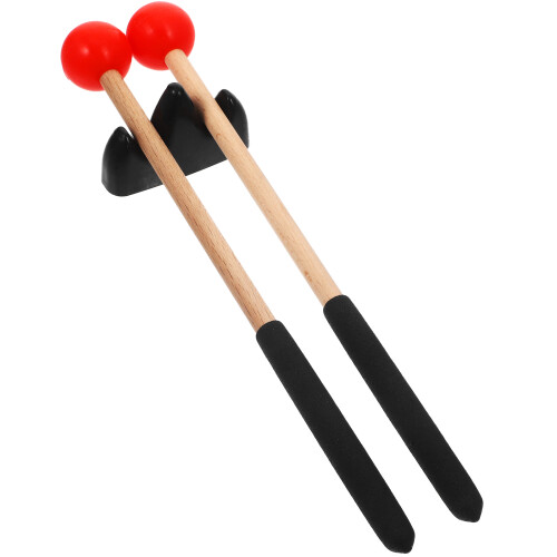 3Ensembles Baguettes Percussion Rouge Ergonomiques Bois Et ABS