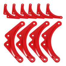 20Pièces Accessoires Escabeau Équerre Stable Aluminium Rouge