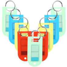 80Pièces Étiquettes De Et Clés Pe Portables Multicolores