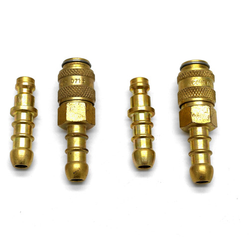 continental/1stserie 2 X Inline Quick Release Fitting Coupling for 8mm i/d propane/butane Hose 1