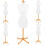 15Pcs White Doll Clothes Rack Mannequin Model for Miniature Decor 1
