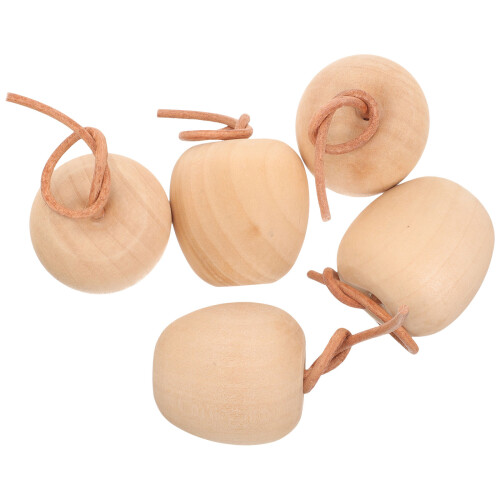 10Pièces En Bois Beige Unpainted Pour Décor Enfant