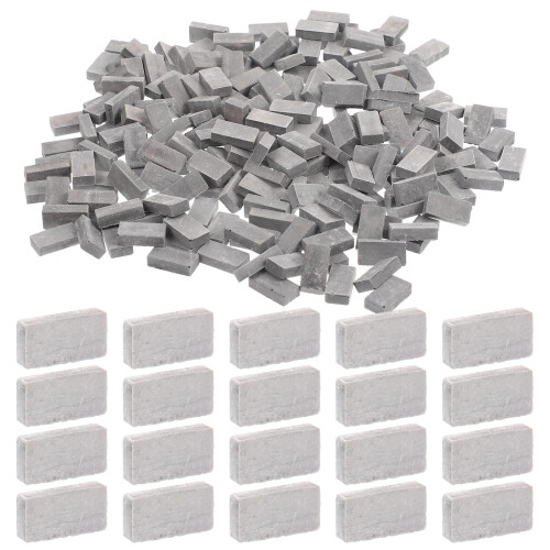 800Pcs Dark Grey Mini Building Blocks for Model Trains and Pet Use