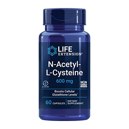 Life Extension, Νάτριο-Ακετυλο-L-Κυστείνη, 600 mg, 60 Φύλλα