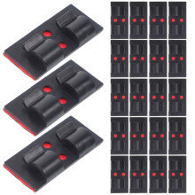 75Pièces Support Câble Noir Pour Câbles LED