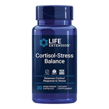 Life Extension, Equilíbrio de Cortisol-Estresse, 30 Cápsulas Vegetarianas