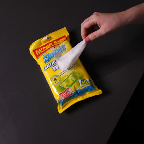 Duzzit Antibacterial Wipes Pack Of 50 1