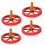 12Sets Sturdy Aluminum Hand Twist Leveling Nuts for 3D Printer Hot Bed 1