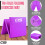Gymnastic Tumble Exercise Mat â“ Non Slip PU Leather Surface - High Den 6