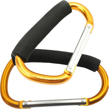 6Pcs Golden Heavy Duty Ski and Roller Skating Boot Carrying Hooks