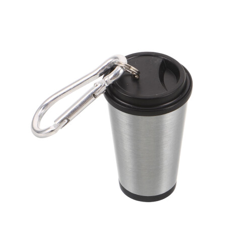 2Pièces Cendrier De Bureau Argent Couvert Portable Antifeu Extérieur 1