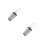 2Pièces Cendrier De Bureau Argent Couvert Portable Antifeu Extérieur 5