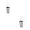 2Pièces Cendrier De Bureau Argent Couvert Portable Antifeu Extérieur 10