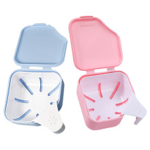10Pcs Durable Denture Cleaning Case for Retainers and Braces At Home