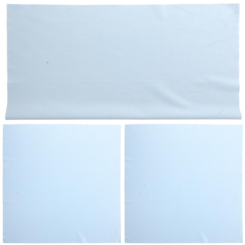9Pcs Sky-Blue Microfiber Cloths for Electronic Screens and Eyeglasses