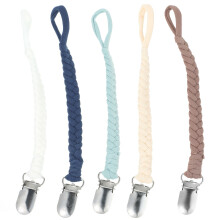 18Stk Baby Schnullerclip Leine , Bunt, Sicher