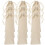 50Pièces À Cordon Beige En Coton Pour Couverts Camping 1