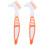 4Pcs Creative Multi-Color Plastic Turtle Shell Dirt Remover Brush 1