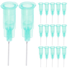 400Pcs Portable Industrial Dispenser Needle Tip Reusable Light Green