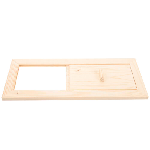 3Pièces Vent Bois Sauna Accessoire Ventilation Maison Khaki