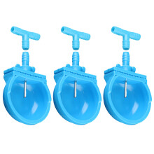 9Pcs Practical Plastic Bunny Water Bowls Cage Hanging Water Containers